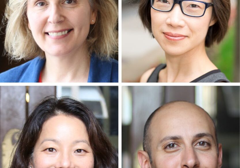 Portrait of Julie Audet, Margaret Hai-Ling Cheng, Naomi Matsuura and José Zariffa