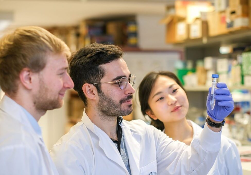 Graduate Students in a lab
